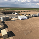 The Tornillo facility, a shelter for children of detained migrants, is seen in this photo provided by the U.S. Department of Health and Human Services, in Tornillo, Texas,